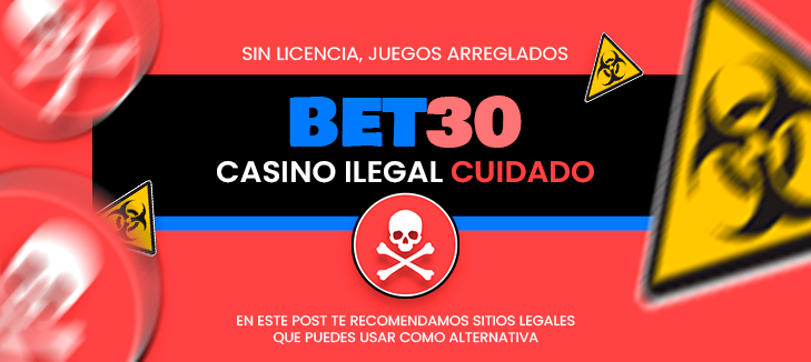 imagen: Casino bet30 bono de bienvenida sitio ilegal